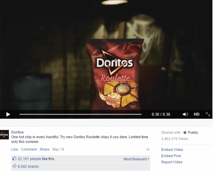 Doritos lead generation campaign