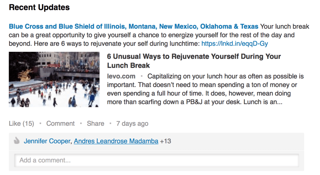 promote your business on linkedin