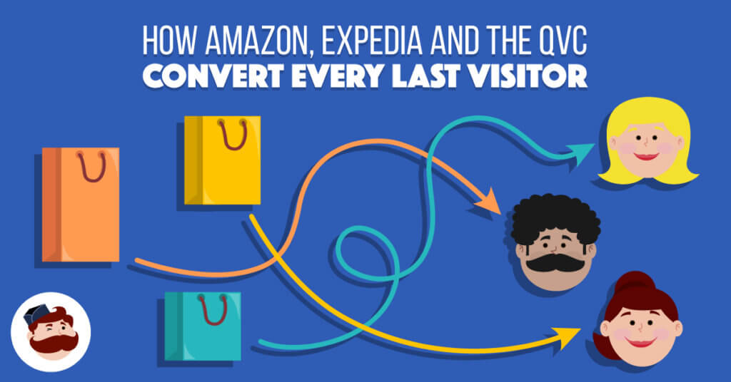 How Amazon, Expedia and the QVC Convert Every Last Visitor - Illustration