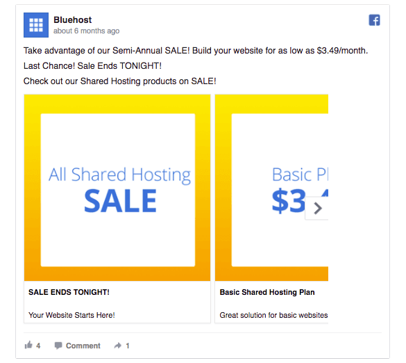 bluehost-sale-ad