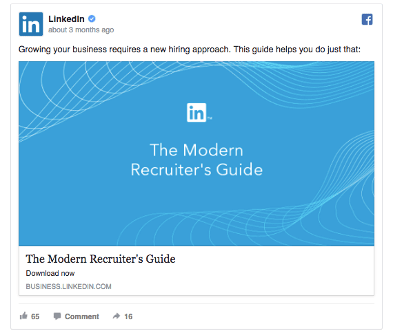 LinkedIn Facebook ad hack