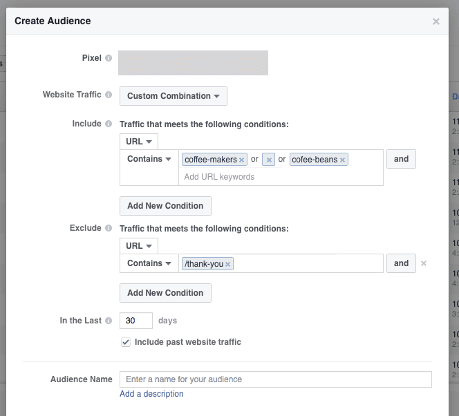 exclude converters from audience