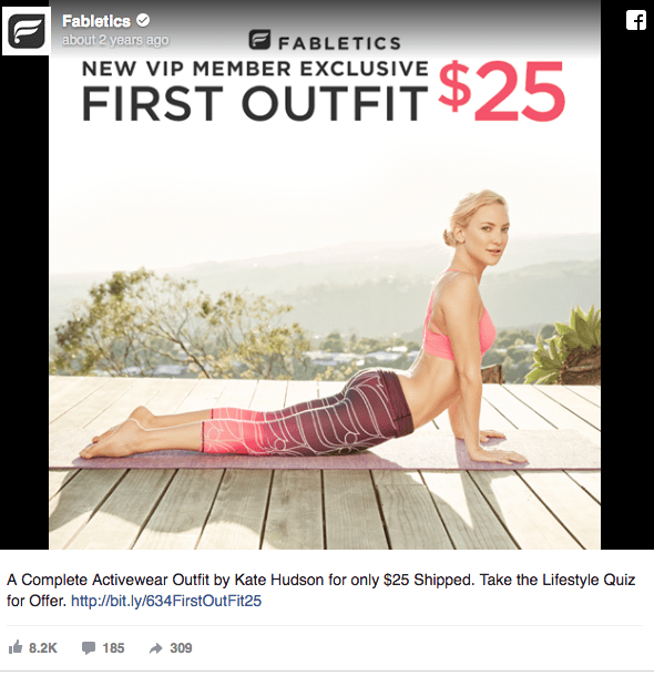 Fabletics ad