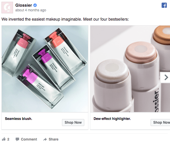 glossier ads