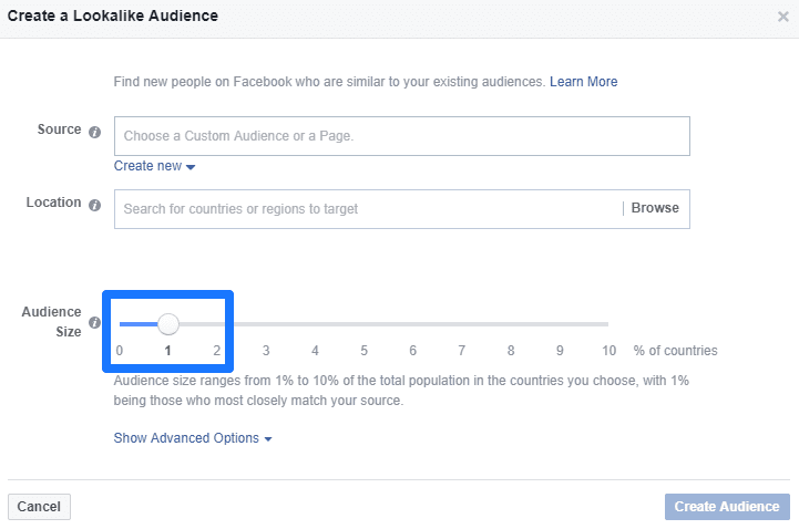 how to create a lookalike audience on facebook