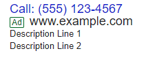 call-only ad example