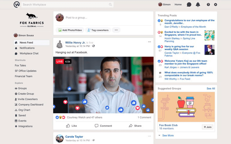 Workplace by Facebook & How to Use it with your Team