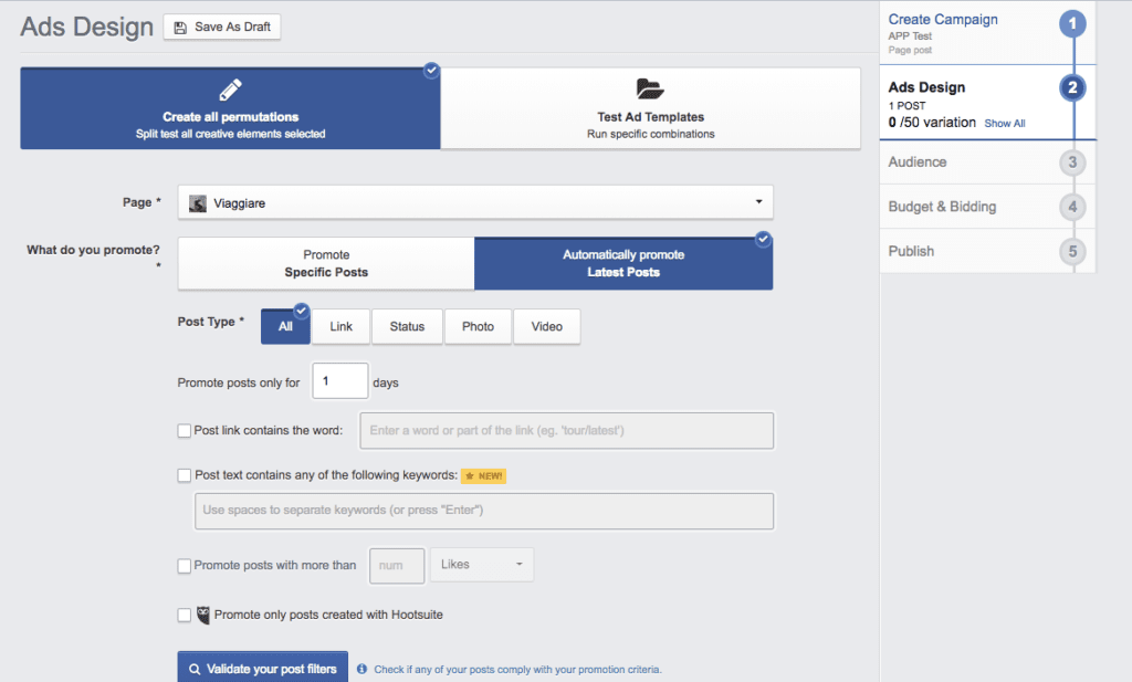 Facebook ad shop frequency