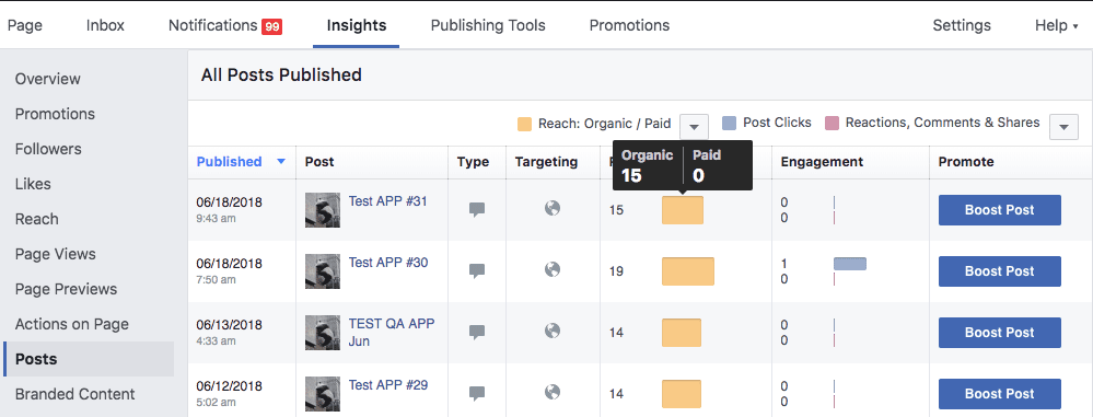 facebook insights