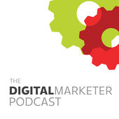 The DigitalMarketer Podcast corporate logo.