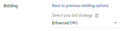 Enhanced-cost-per-click-bidding-option