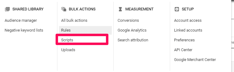 Scripts-option-under-Bulk-Actions-Section