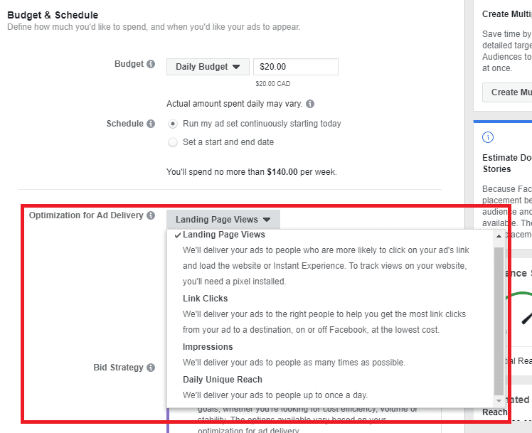 facebook ad performance