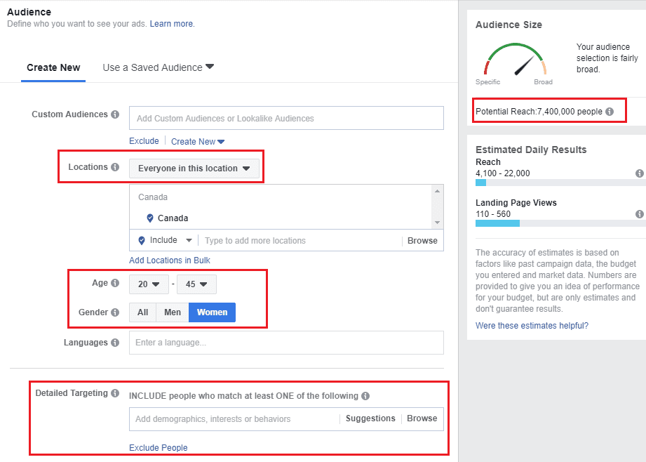 facebook ad performance