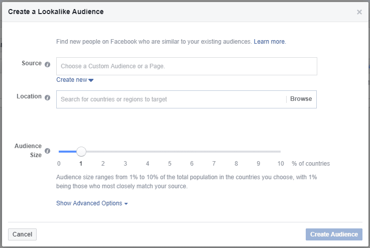 facebook ads lookalike audience feature