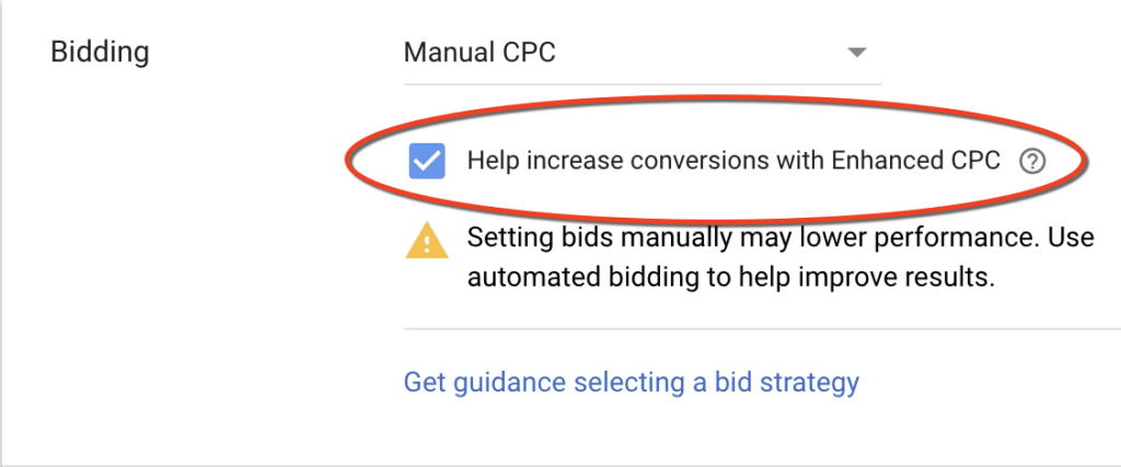 Google ECPC Enhanced CPC Advertising