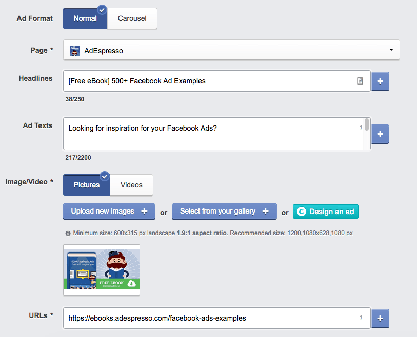 Facebook Lead Magnet Ad campaign