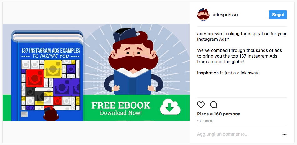 Campaign #2 - 137 Instagram Ad Examples. Live Instagram ad example.