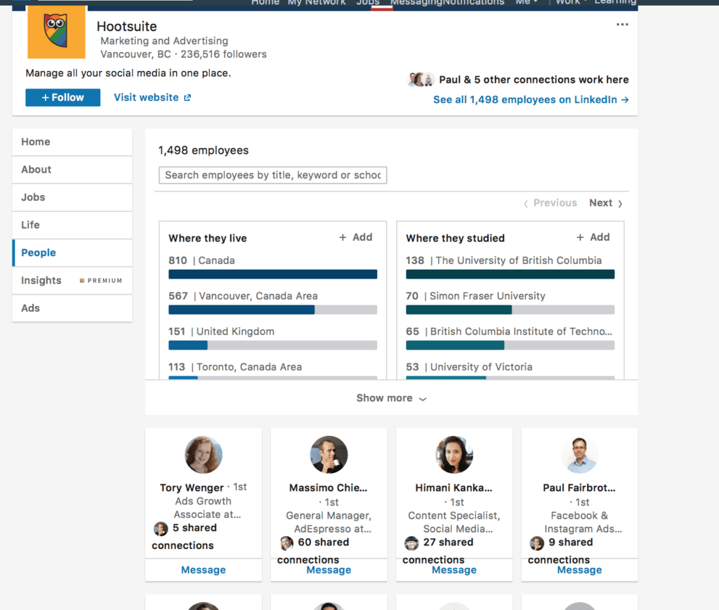 promote your business on LinkedIn 