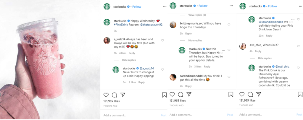 Starbucks Instagram