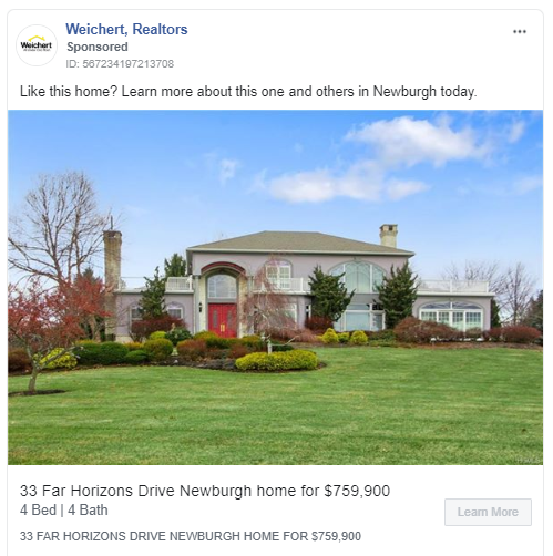 Housing ad example