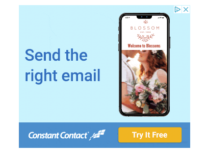 Constant Contact Google Ad example 