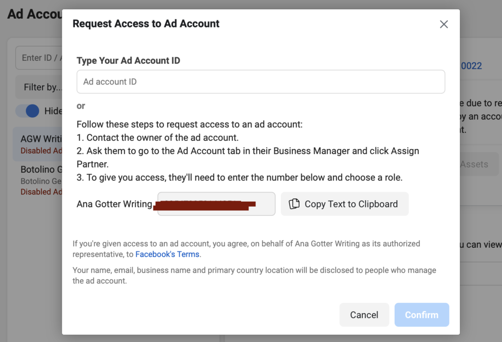 Facebook Business Manager: Giving Partner Access to Assets