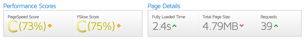 performance score test