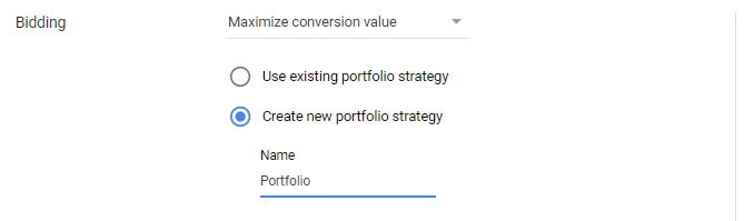 Google Ads new portfolio strategy