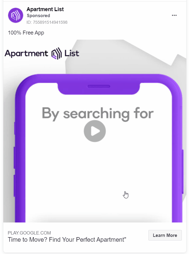 Apartment List app ad