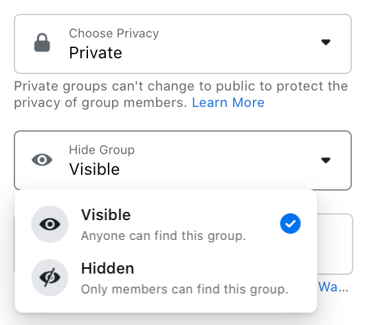 Posts of a Facebook group (anonymized); left: User1 needs