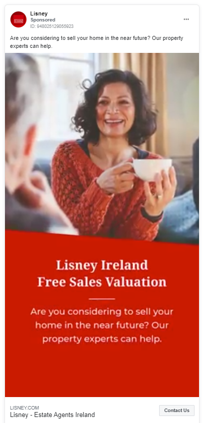 Lisney real estate advertising