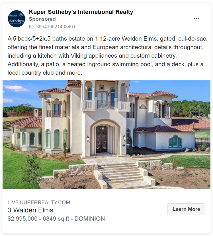 Kuper Sotheby's International Realty ad