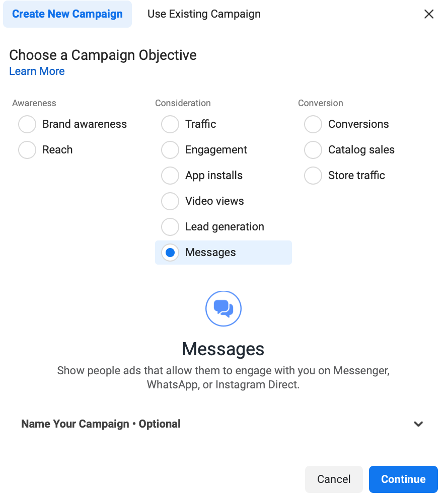 How to create Click-to-Messenger Ads to drive traffic to your bot