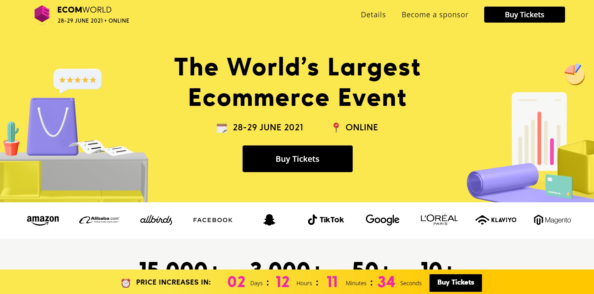 Ecom World largest ecommerce event worldwide sign-up details