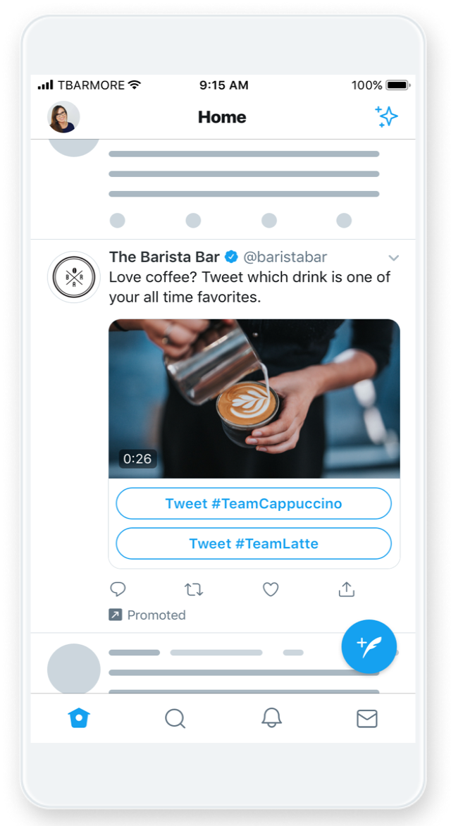 Twitter Ads with polls 